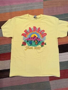 Dead & Company Yellow 'Tour 2021' Graphic Tee - Grateful Dead